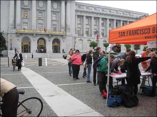 SFBC Organizes people for the SFMTA hearing