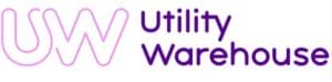 Utility Warehouse purple company logo