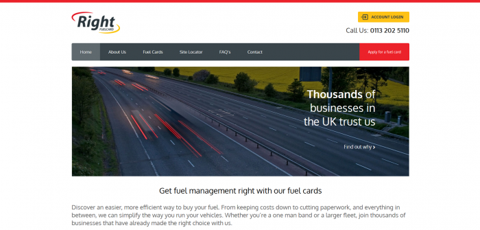 The Right Fuel Card