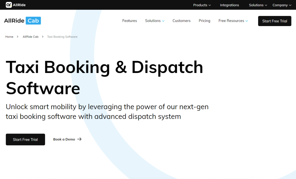 Next-gen taxi booking and dispatch software solution