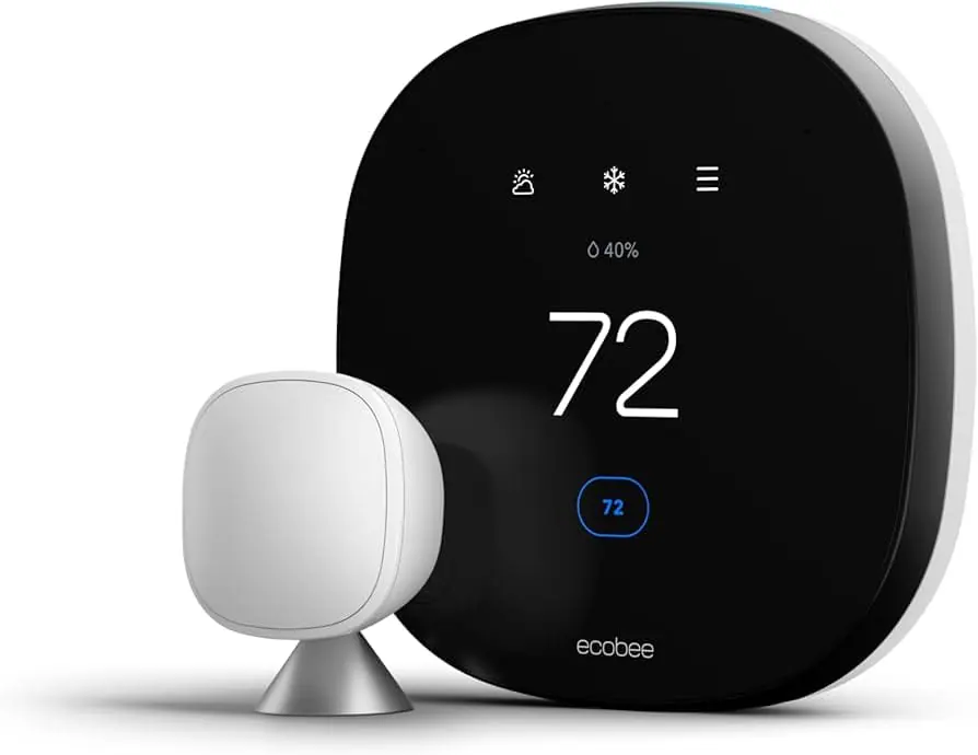 Smart thermostat with digital temperature display
