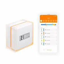 Smart thermostat with mobile app control