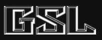 GSL logo in bold outlined font