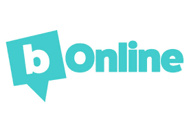 bOnline company logo in turquoise text