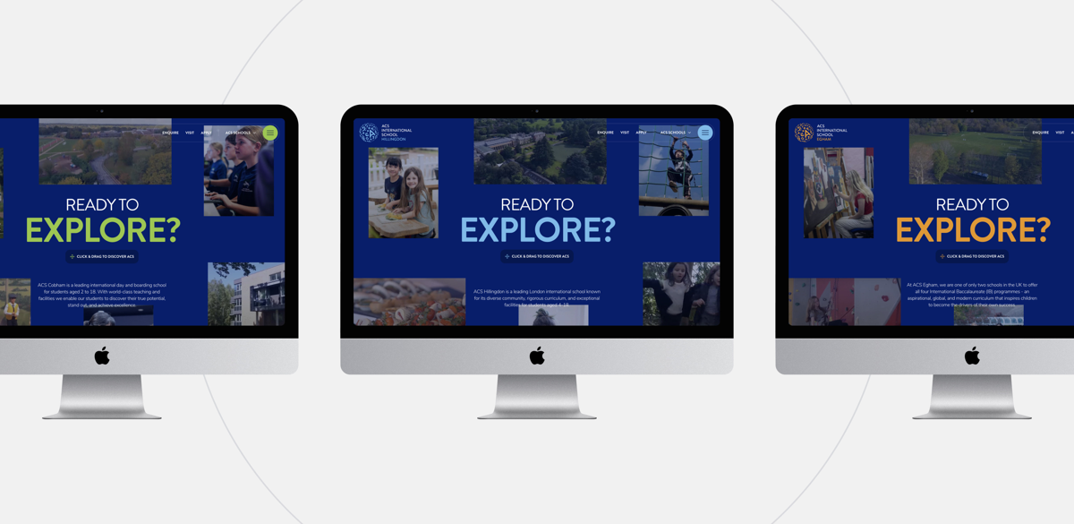 The Web Kitchen ACS International Schools website portfolio