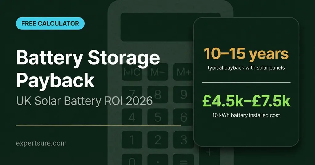 Battery Storage Payback Calculator