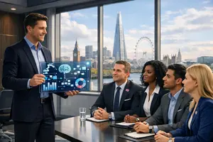 AI automation consultant advising UK business professionals