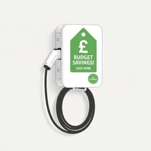 Budget EV charger with price tag