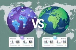 Deel and Remote global HR platforms compared side by side with coverage maps