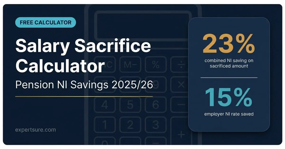 Salary Sacrifice Pension Calculator