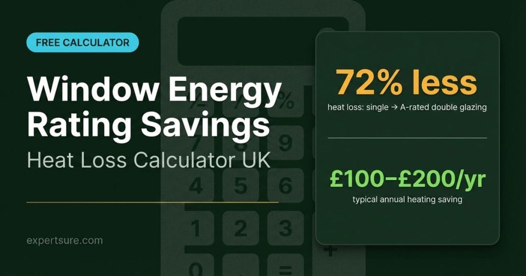 Window Energy Rating Savings Calculator
