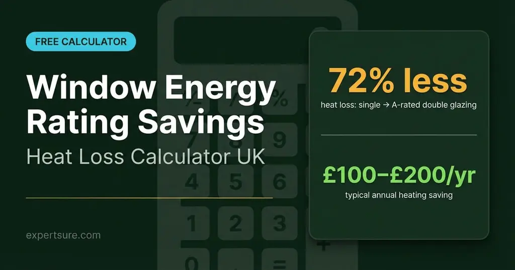 Window Energy Rating Savings Calculator