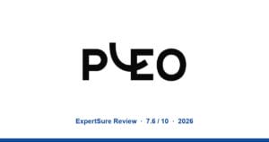 Pleo logo - Pleo review 2026 by ExpertSure
