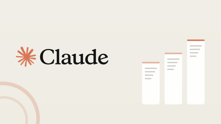 Claude wordmark alongside abstract subscription tier columns