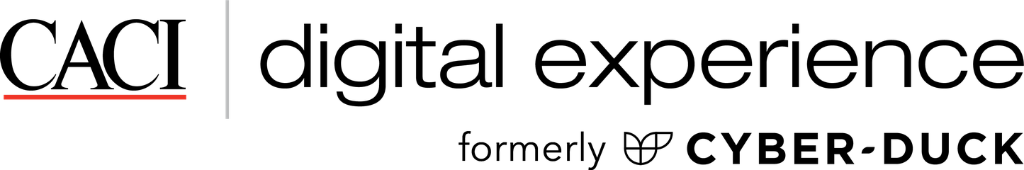 CACI Digital Experience logo (formerly Cyber-Duck)